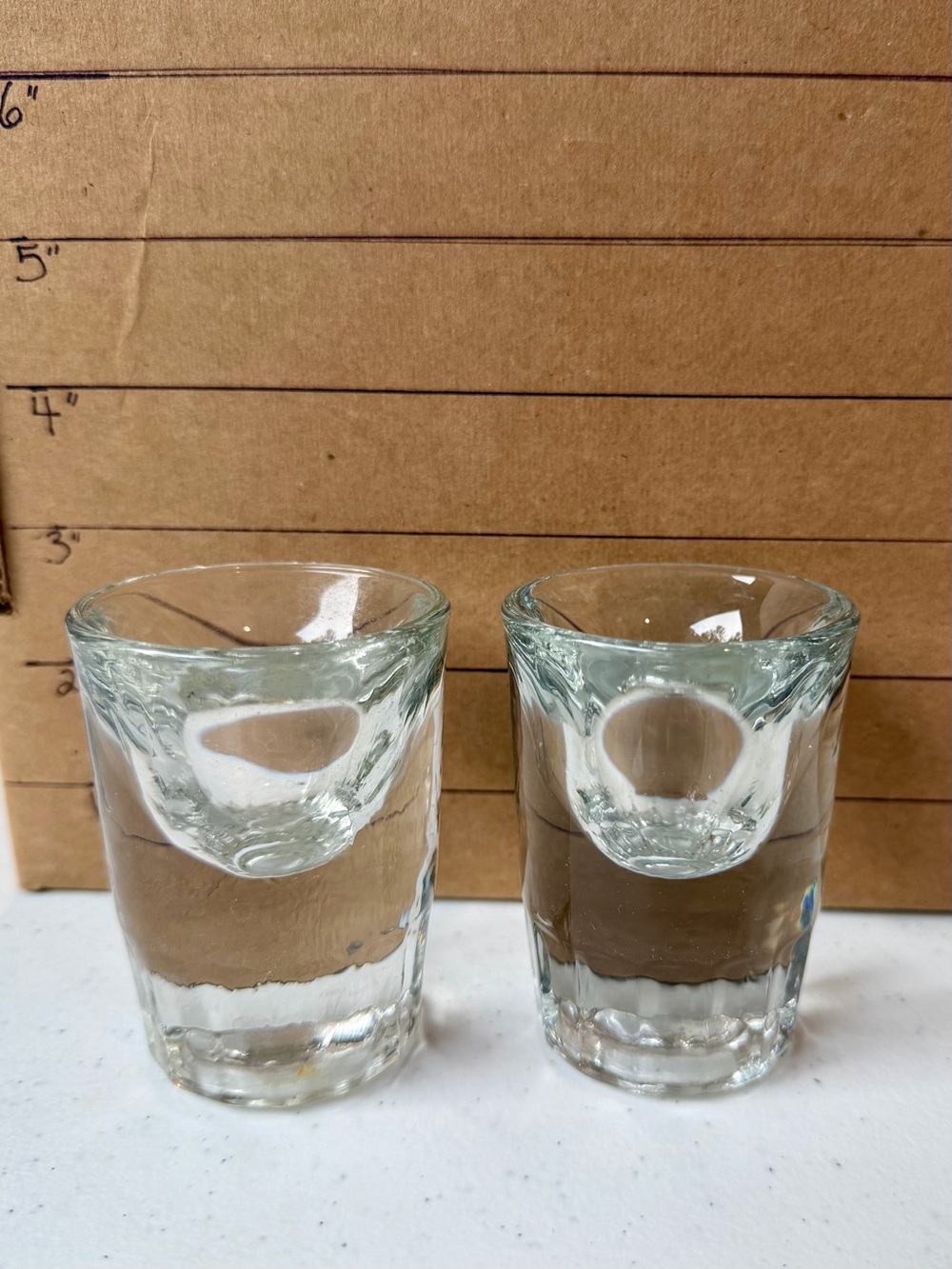 Libbey Heavy-Bottomed, Clear Glass Shot Glasses - Set of 2